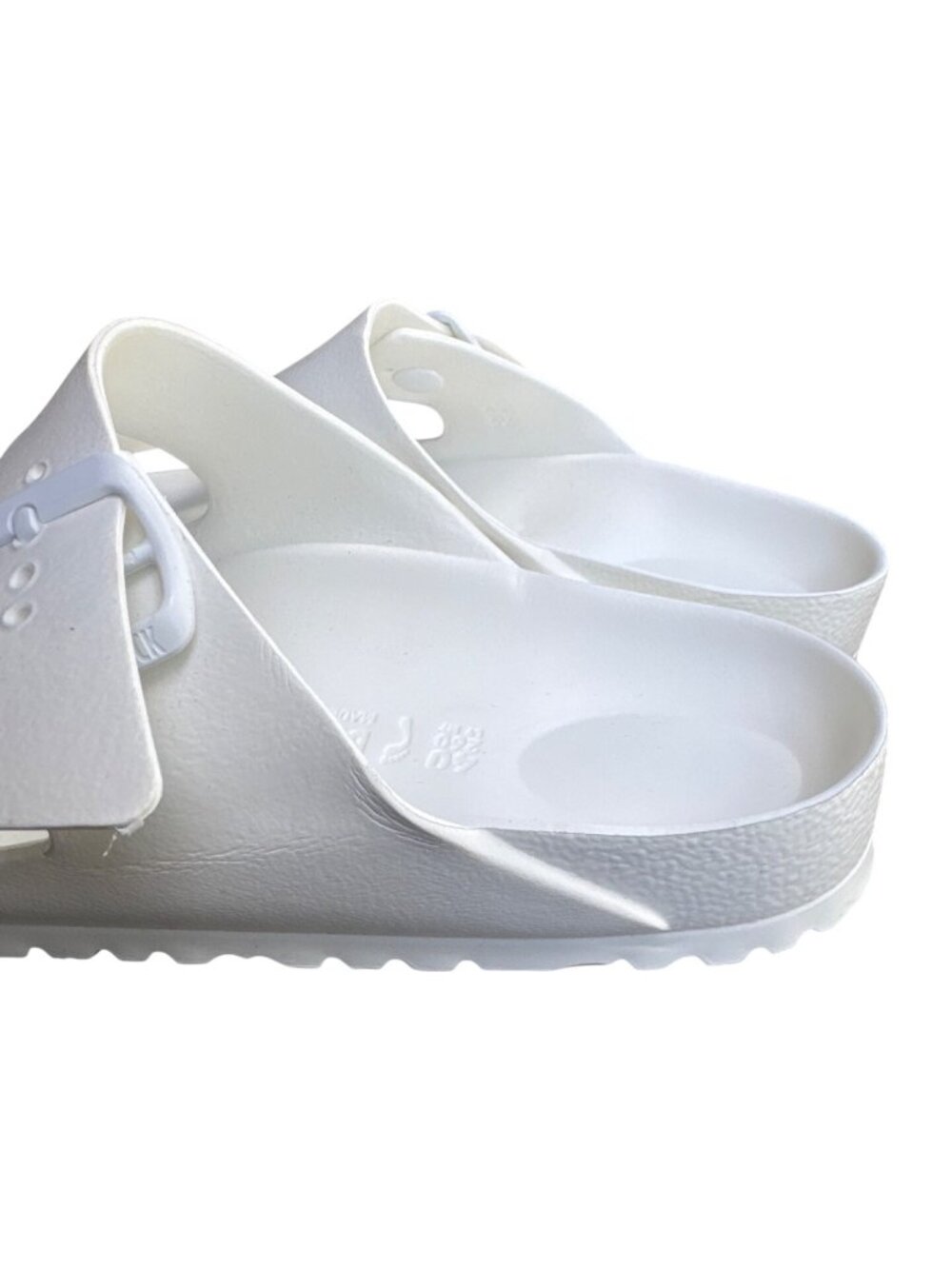 Birkenstock Arizona White Eva Double Strap Sandals Unisex Size EU 40 US W9 M7 - Picture 8 of 12